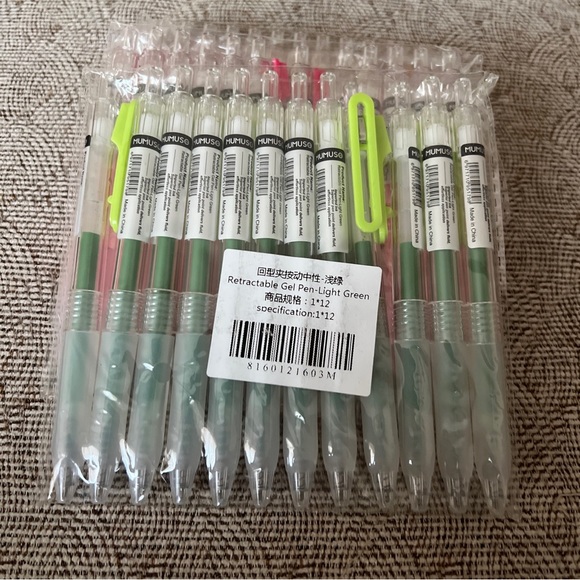 Mumuso 3 packets Retractable Gel Pen - Picture 4 of 4